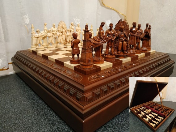 Schach Set Top Qualität Hohe Grade Schach Mit Klapp Schachbrett