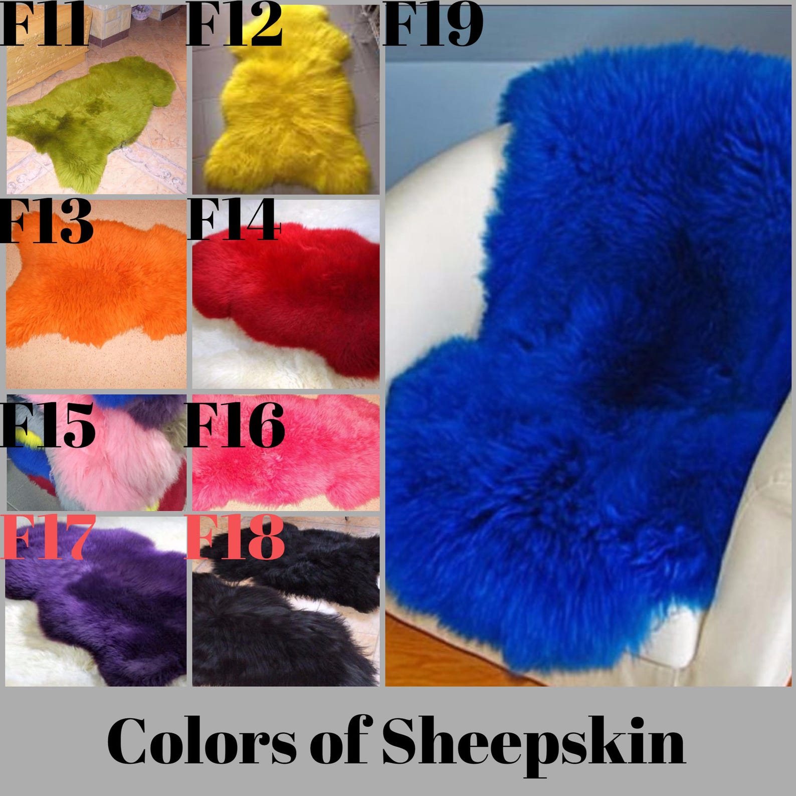 Sheepskin Chair Pads Sofa Cover Stool Covers Sheep Skins Etsy