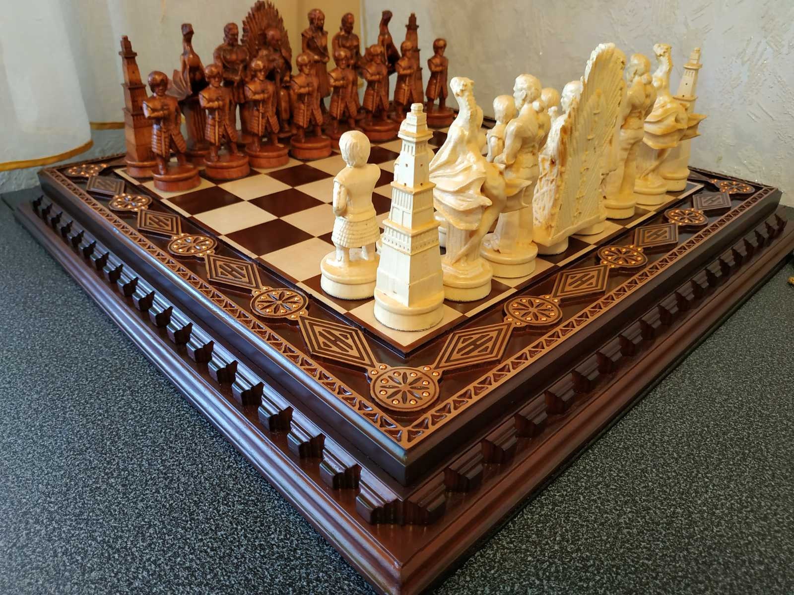 Chess set Royal Classic Wooden board with chess -  Portugal