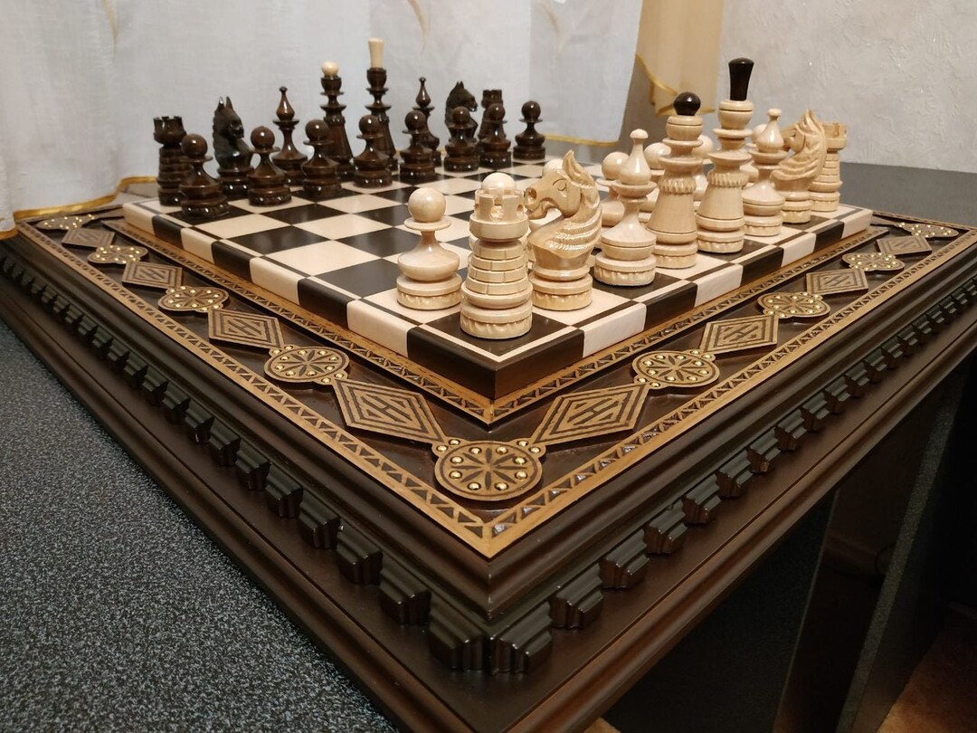 Pezzi Scacchi Set Solo Staunton Artigianale In Legno Di Bosso/ebano - Doppia Ponderazione, 3.9 Pollici Scacchiera Torneo
