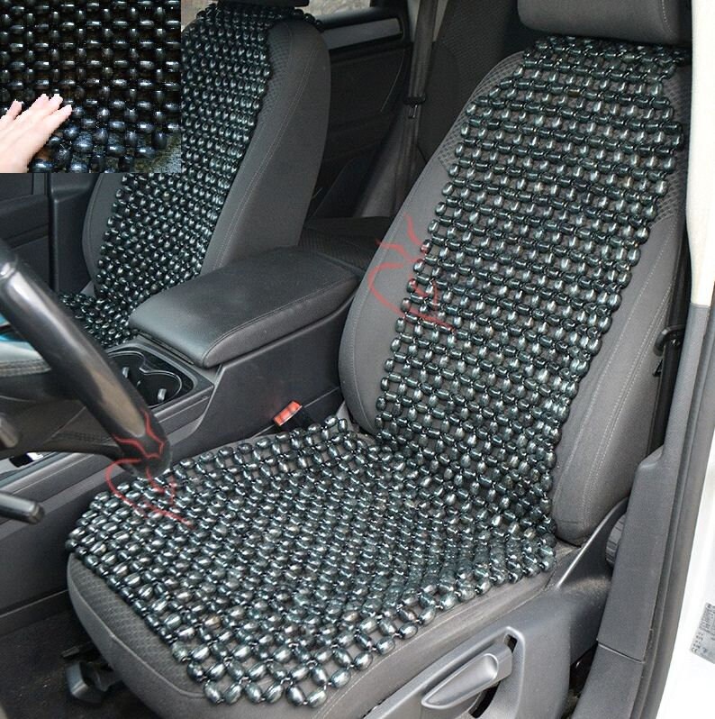 Sitzauflage Für Auto, Stuhlauflage Sitzauflage für Vihicle Truck Sitzbezüge  Holzperlen Bezug Massage Rücken Stuhl protektor -  Österreich