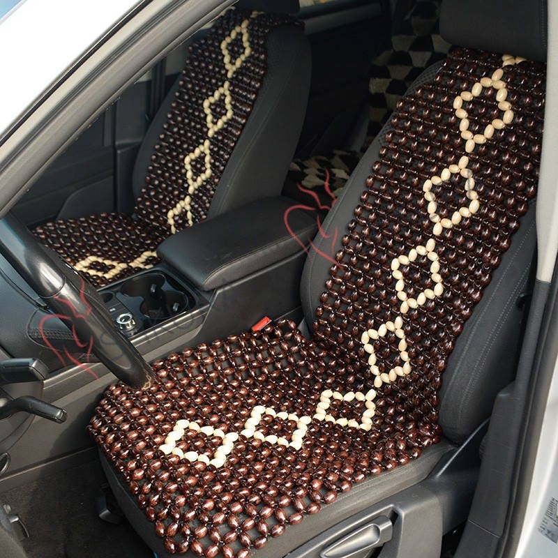 Bamboo Bead Car Seat Cushion Lumbar Support Lumbar Support - Car Seat