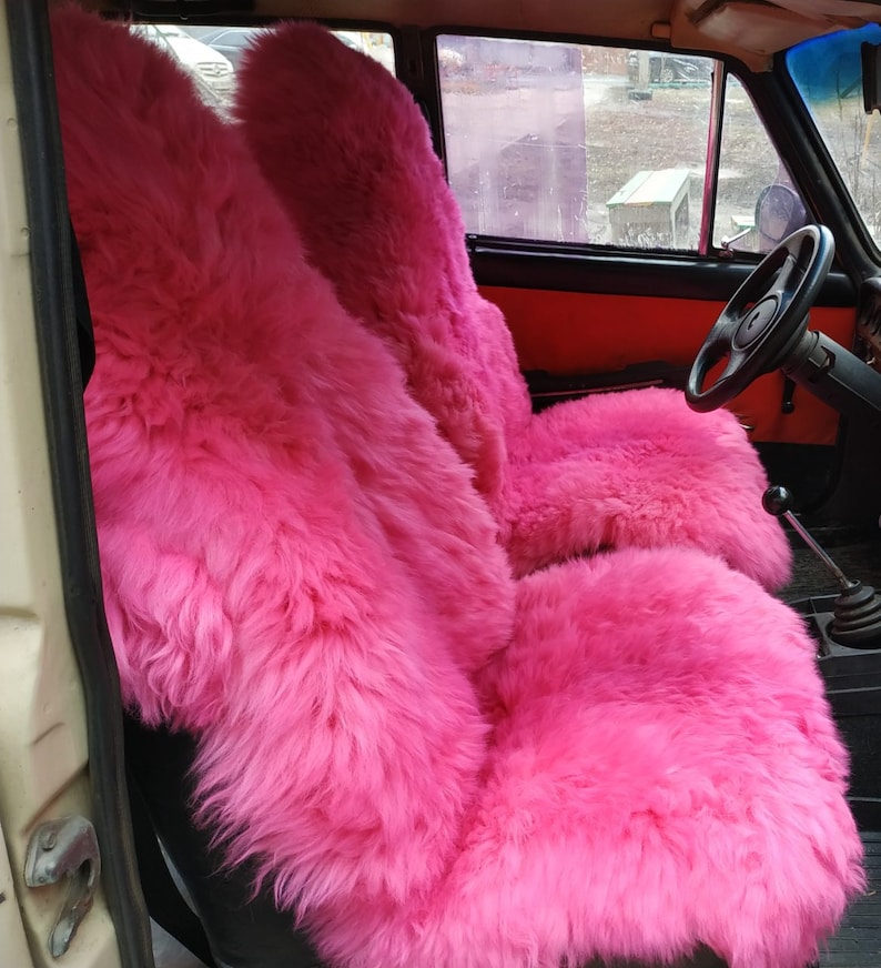 Sheepskin Car Seat Cover 45x22inch Universal Genuine Sheepskin Etsy
