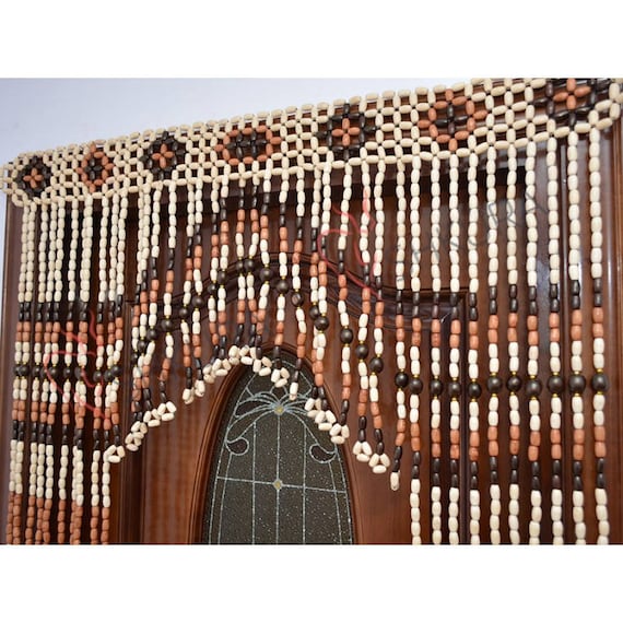 Beaded Door Curtain Decor Wood Gift Blinds Beaded Door Curtain Decor Wood, Beaded Curtains For Arched Doorways