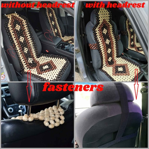 PAIR, Beaded Car Seat Covers. Massager Seat Cover Car Accessories