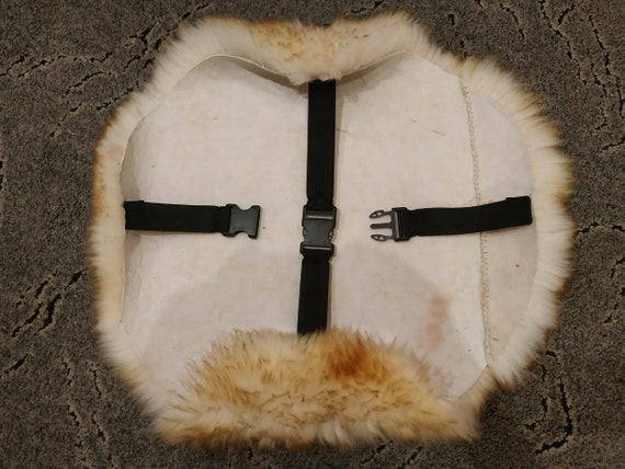 Galette de chaise en Peau de mouton islandais blanc (ronde ou carrée)