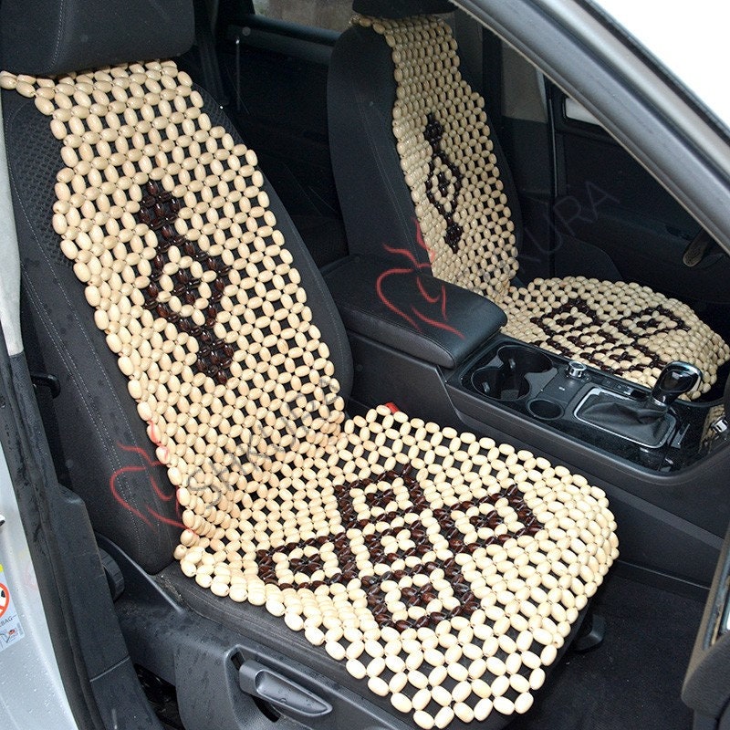 Sitzauflage Für Auto, Stuhlauflage Sitzauflage für Vihicle Truck Sitzbezüge  Holzperlen Bezug Massage Rücken Stuhl protektor - .de