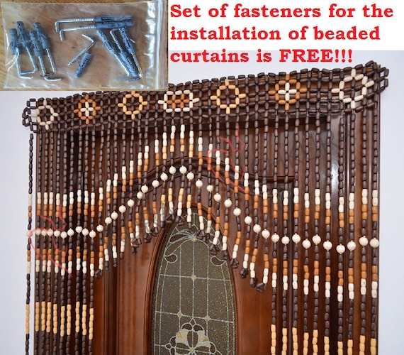 Wooden 2024 beaded curtains
