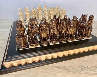 手作りの木製チェスセット:彫刻された駒、独占デザイン - Etsy 日本 手作りの木製チェスセット:彫刻された駒、独占デザイン - Etsy 日本