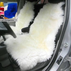 Sheepskin Car Seat Cover 45x20inch universal genuine sheepskin Warm sheepskin cape genuine sheepskin seat cover for car Handmade chair pads