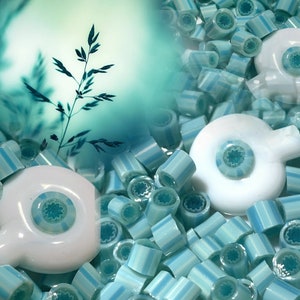 Refresh-mint - COE104 Murrini Murrine Millefiore