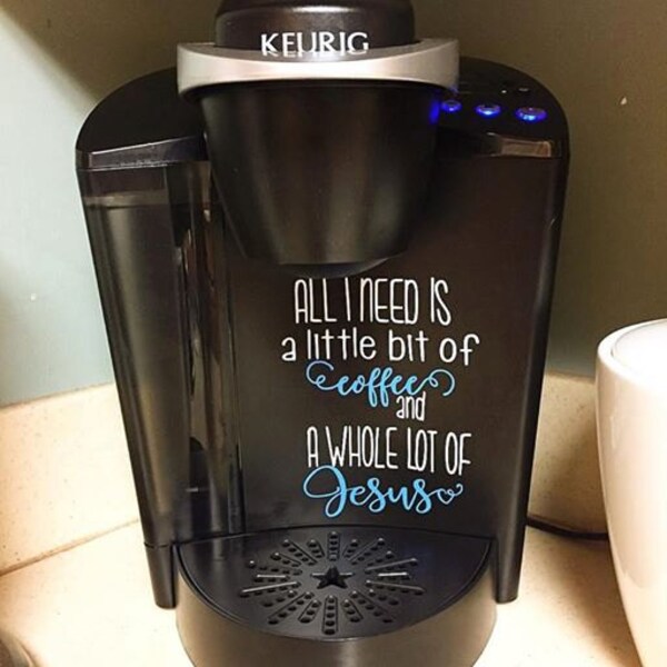 Keurig Decal Etsy