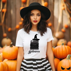 Witch Books to Read this Halloween, Unisex t-shirt, booklovers halloween tee,