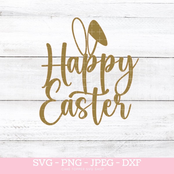 Frohe Ostern SVG Cake Topper SVG Ostern Party Dekoration