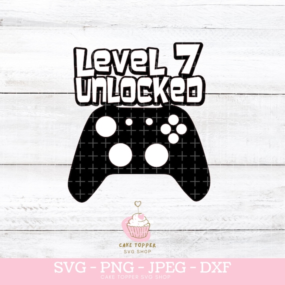 Gamer cookie stencil video game level up DG287