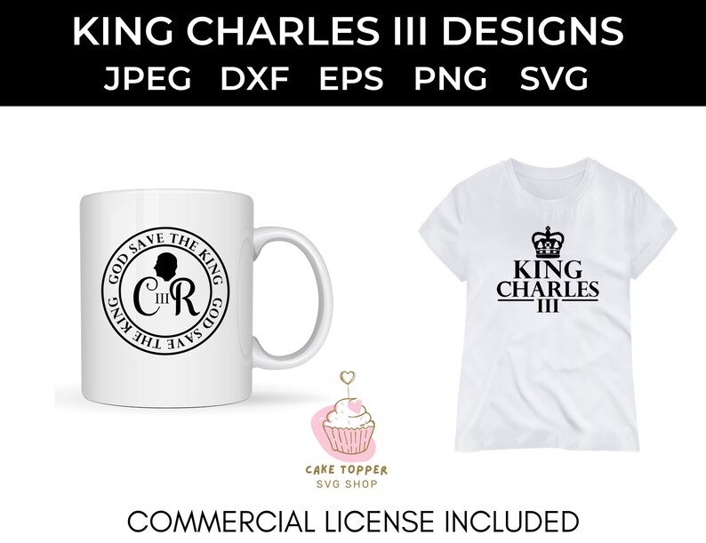 King Charles III SVG File Bundle Kings Coronation Party - Etsy UK