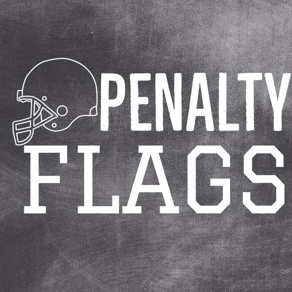 Penalty Flag Sign Etsy Penalty Flag Sign Etsy
