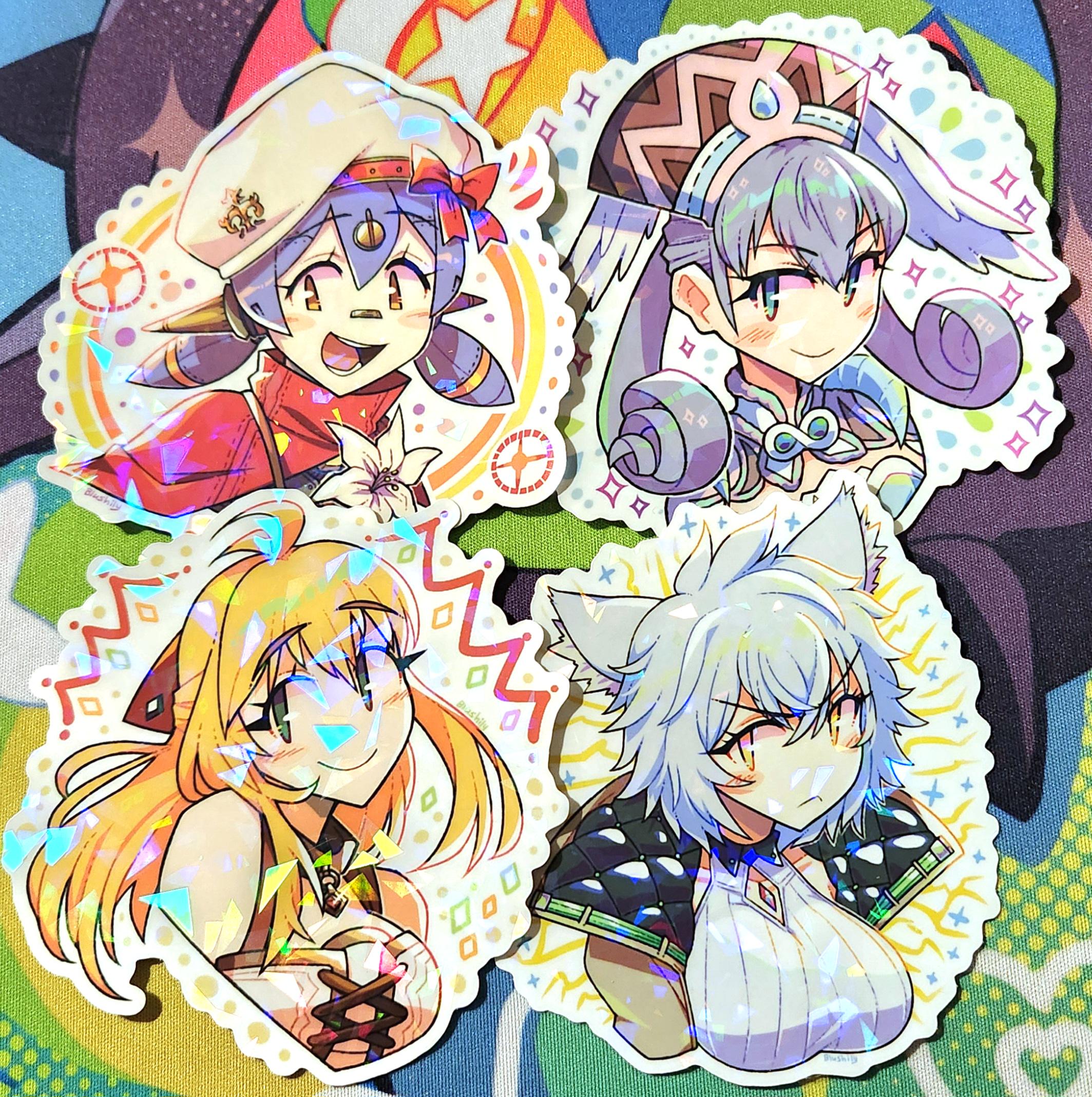 Colorful Stickers Large Xenoblade Chronicles Fiora Melia Poppi