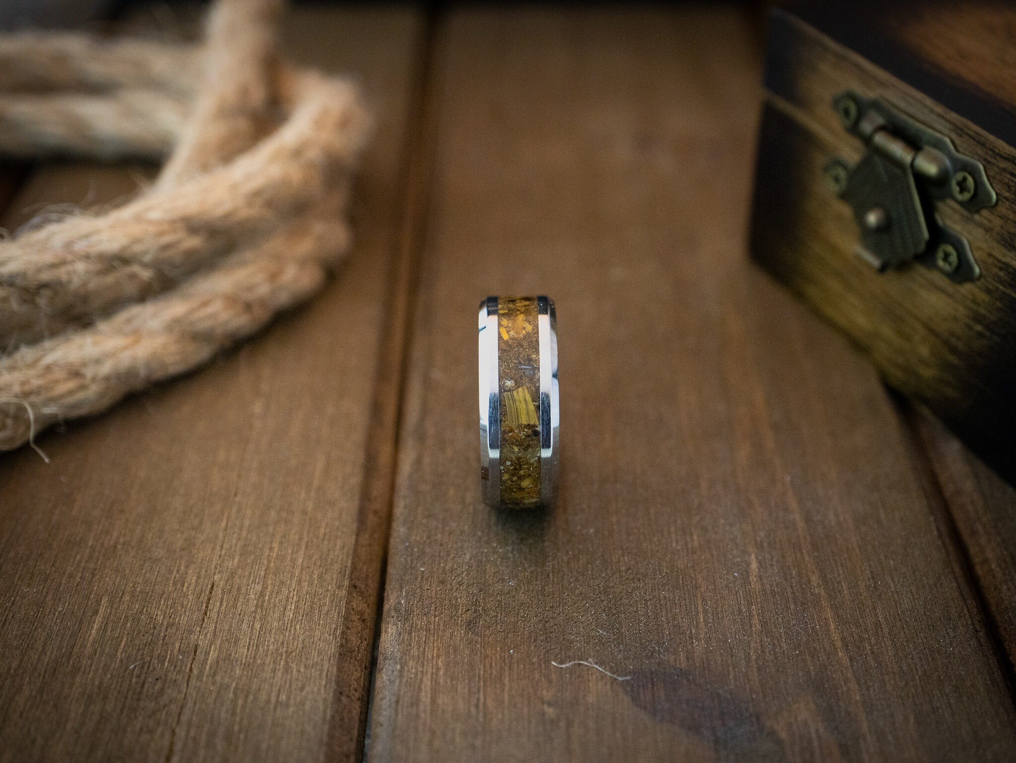 PIASTRINA MARLU' 33PI0007-M PER ANELLO QUADRATO CHANGY occhio di tigre