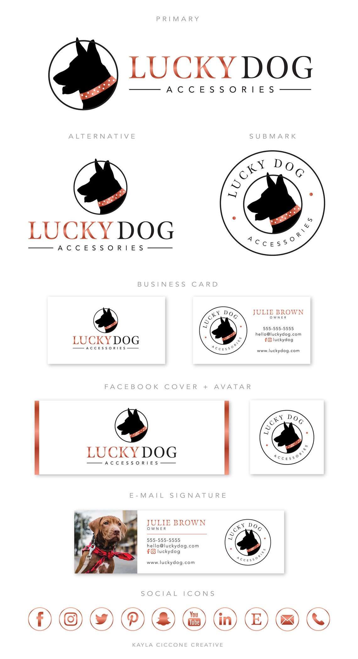 Dog Premade Logo Design Dog Accessories Business Branding Etsy