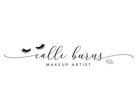 makeup artist logo makeup logo beauty logo initials logo etsy
