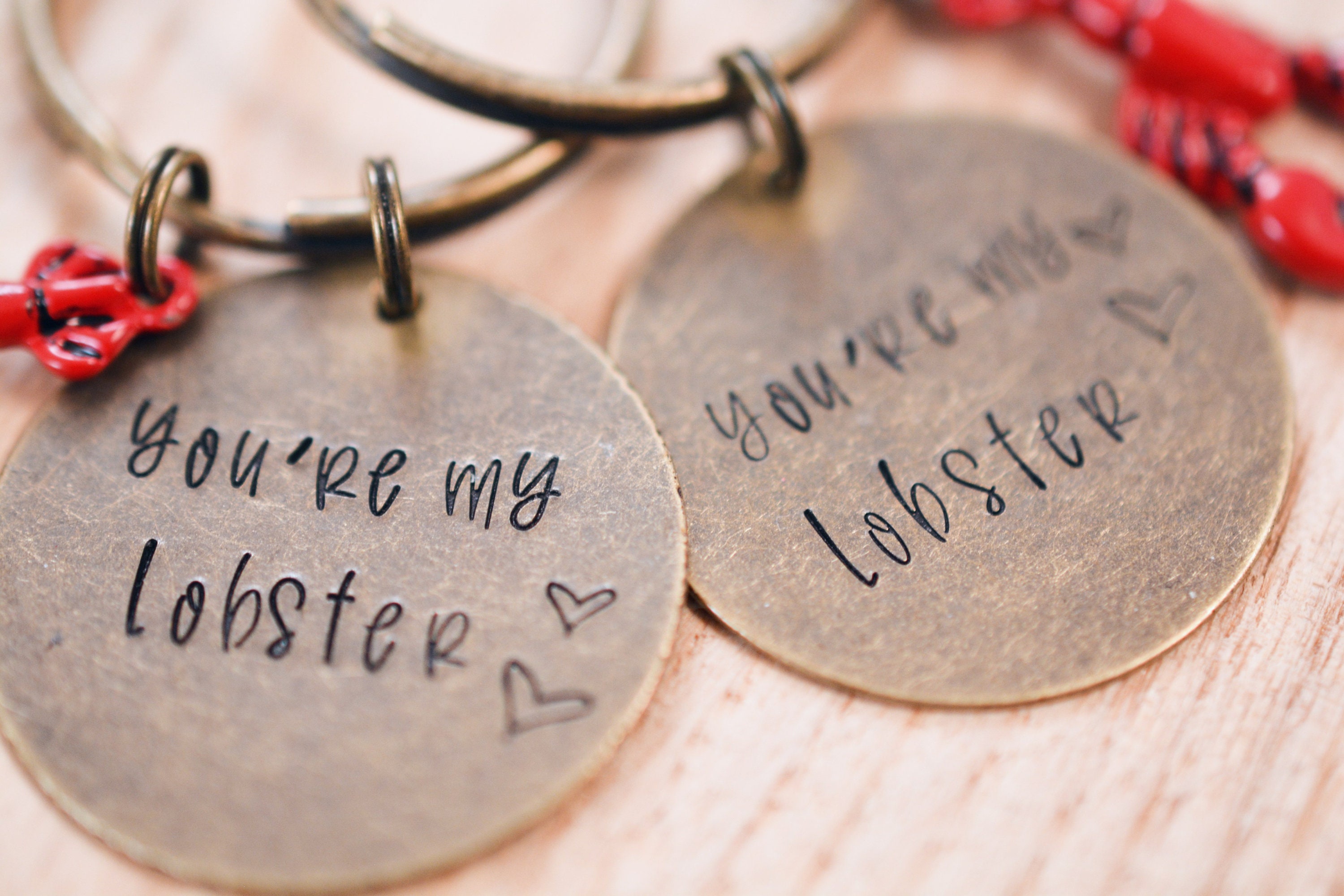 Lobster Keychain Set Keychain Set Gift for Boyfriend Gift Etsy 日本