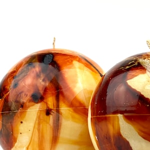 Sand Stone Calypso Sphere Candle - Handcrafted/Handmade Candle, Natural, Bright Burning, Clean Burning, Scented, palmwax, orb