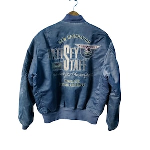 Devilock Flyers Man Intermediate Bombers Jacket MA-1 Rare