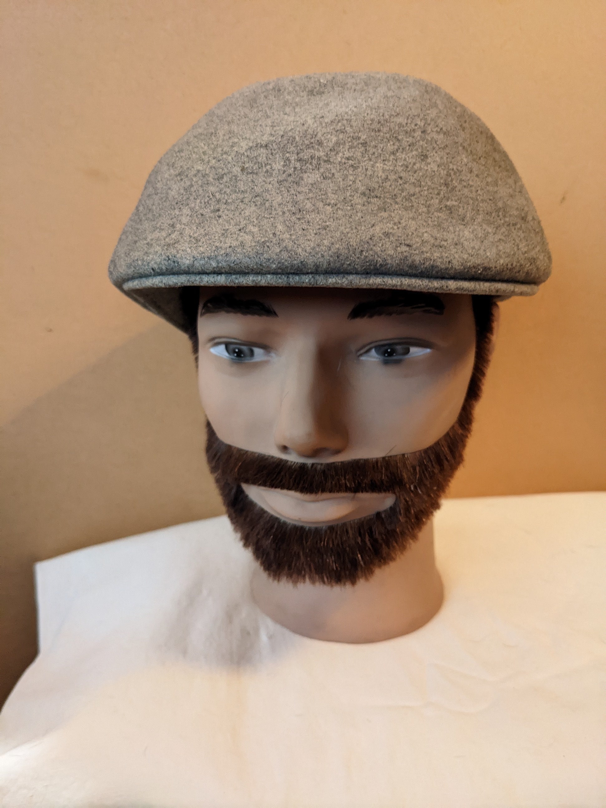 70s BRITISH DRIVING CAP Royal Ascot Wool Felt Hat Oxford