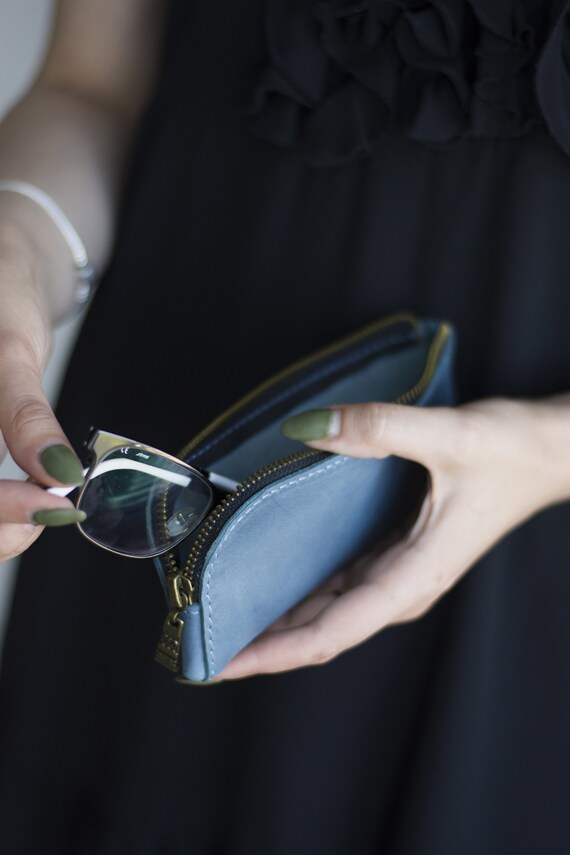 Glasses Case For Men Sunglass Case Leather Glasses Case Case Etsy