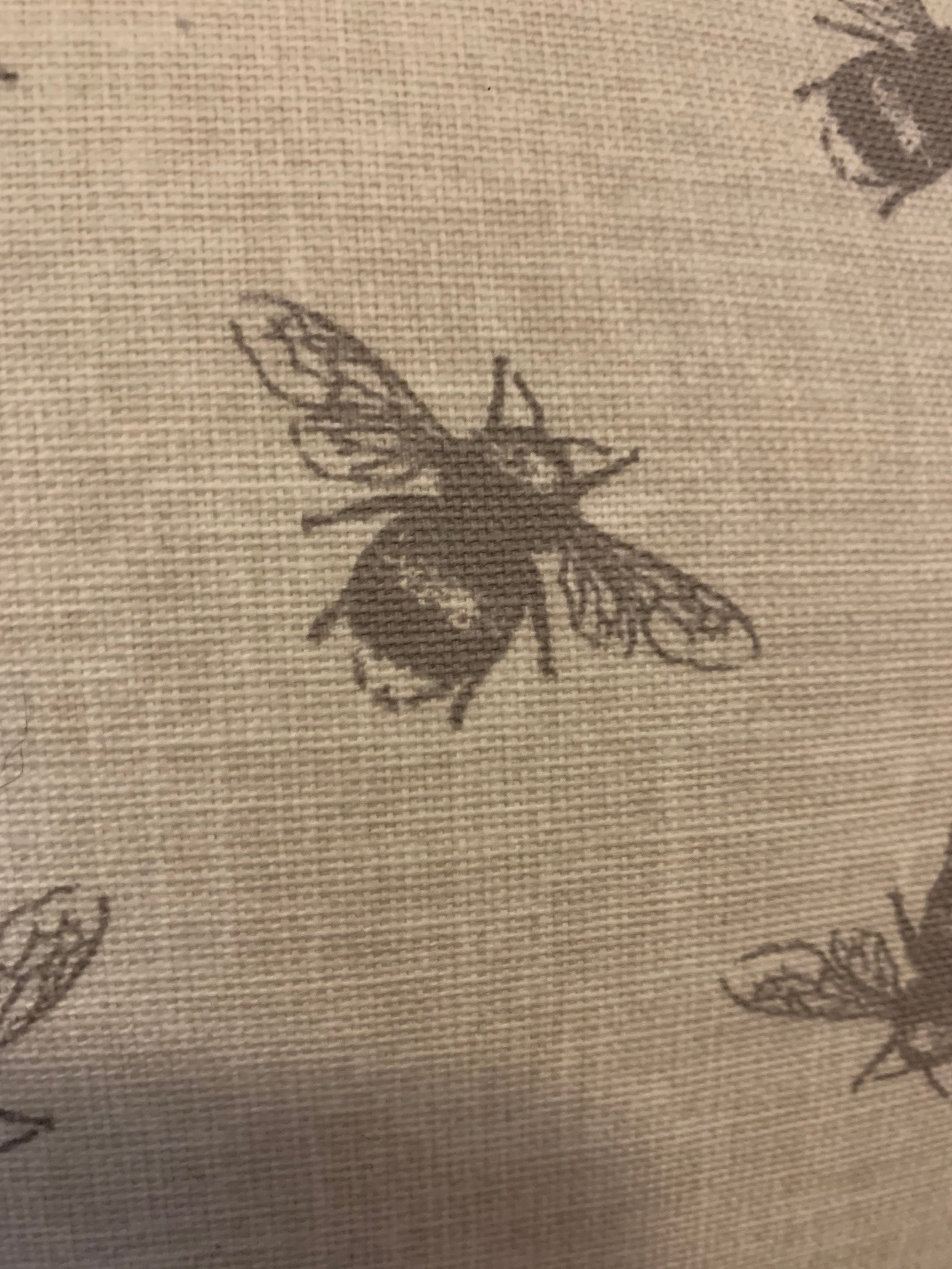 Bumble Bee Print Cushion Cover - Etsy UK