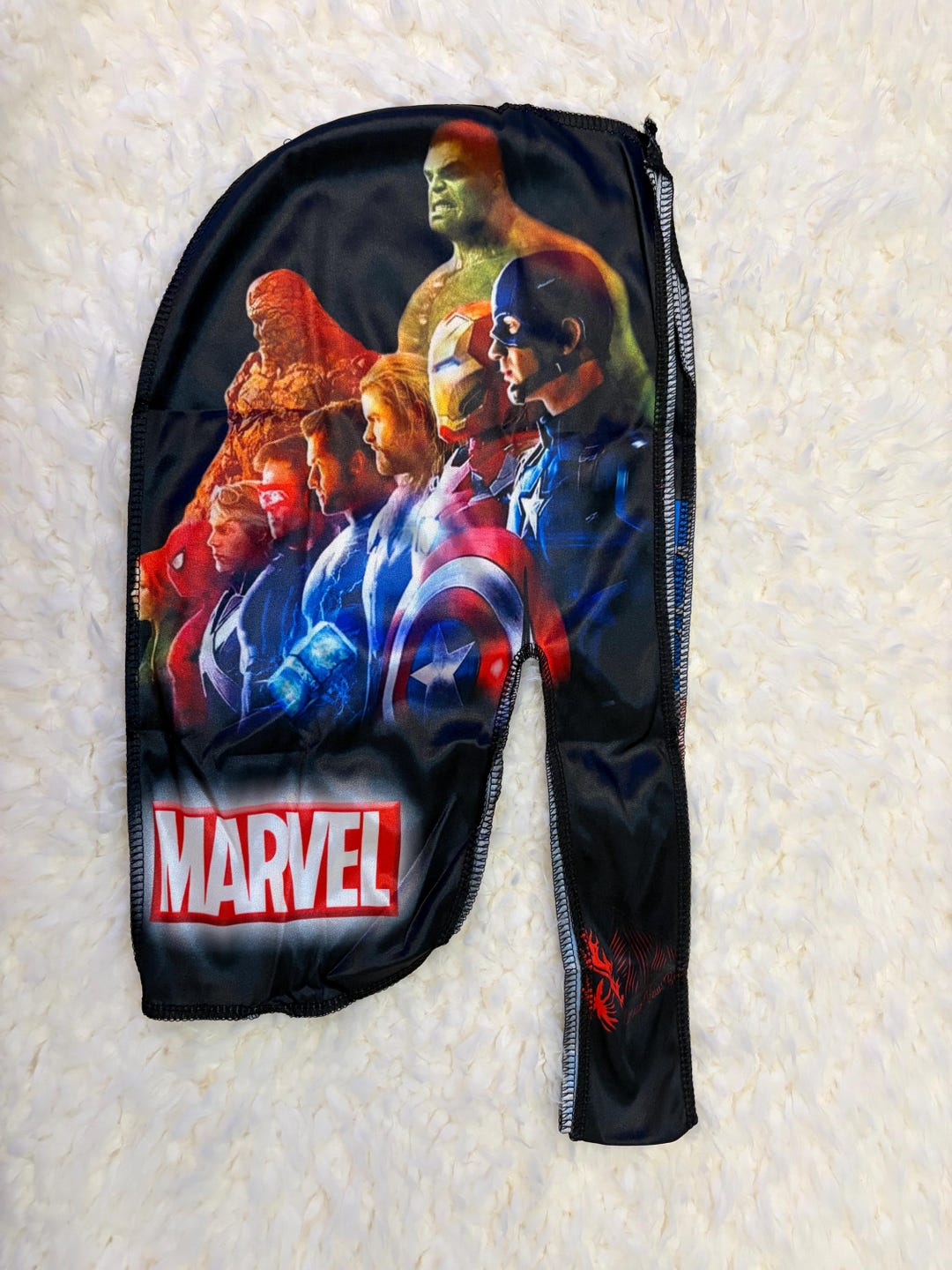 Avengers Durag for Men | Marvel Superhero Do Rag | Silk Durag | Wave ...