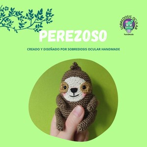 PDF PATTERN, crochet sloth, crochet animal, sloth amigurumi