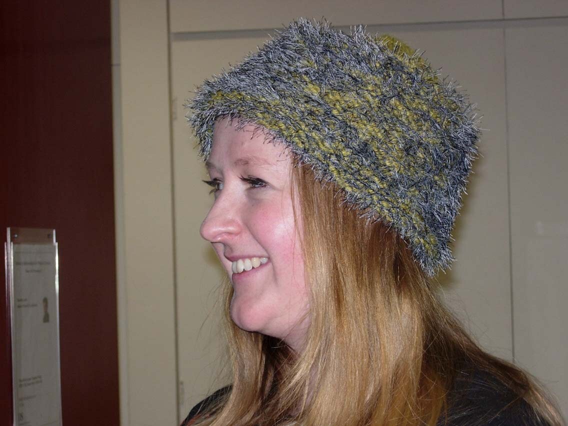 Knitted pillbox women's hat Etsy
