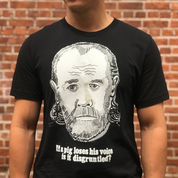 George Carlin T-Shirt | Portrait Gemälde