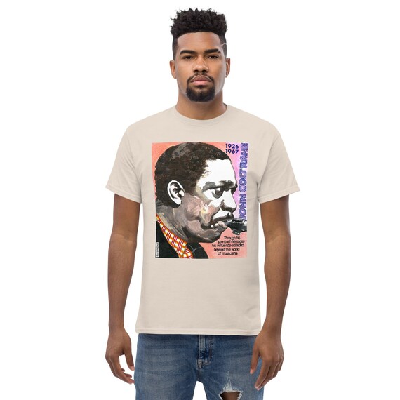 John Coltrane T shirt Portrait Painting Etsy