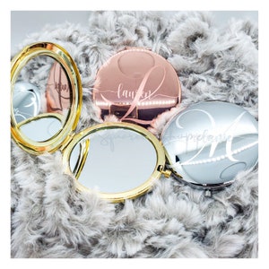 COMPACT MIRROR, vintage, personalized, bridesmaid gifts, pocket mirror, gifts for women, gift under 20,