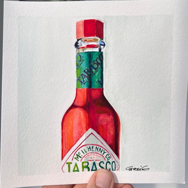 Hot Sauce Art Etsy