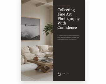 Fine Art Photography Collector Guide, How to Buy Art Prints With Confidence, 22 Page PDF With Worksheets, Instant Digital Download