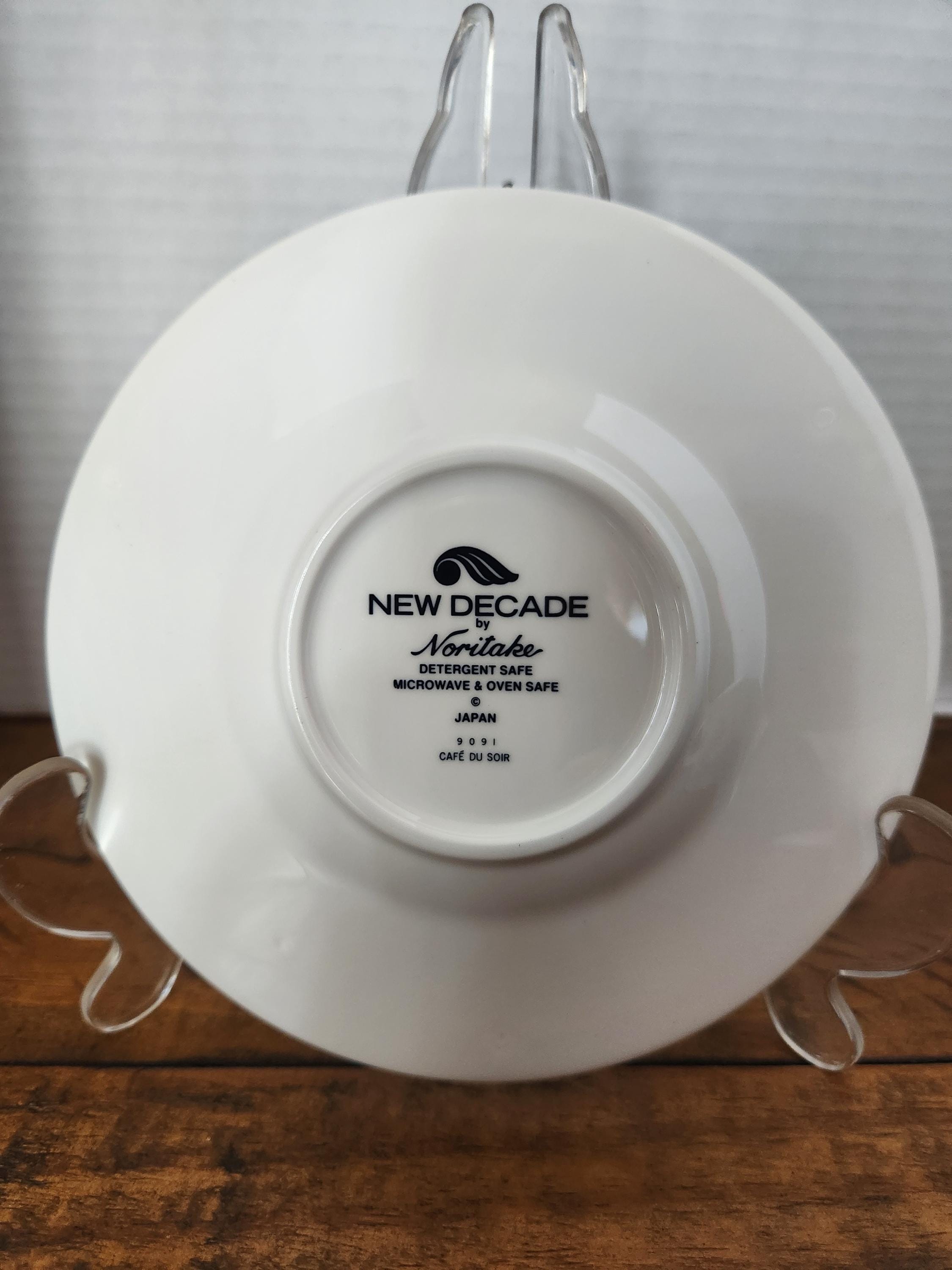 New Decade Noritake Flat Cup and Saucer Set - Etsy