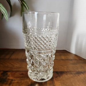 elegant wine glass Vintage-Inspired Etched Glass Wine Glass