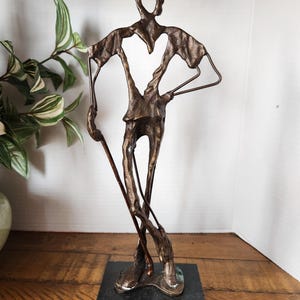 Brutality Abstract Golfer Sculpture