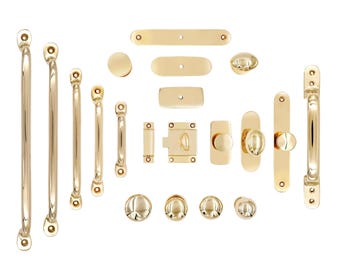 Aged Brass Unlacquered Cabinet Handle Handmade Solid Brass Drawer Pull Knob Latch Hardware