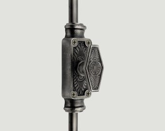 Antique Pewter Wandsworth window Iron Cremone Bolt | Antique pewter Hardware for Windows Up to 6 Feet | Classic, Durable|