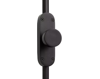 Sun Grove Window Iron Cremone Bolt | Premium Matt-Black Powder Coated Hardware for Windows Up to 6 Feet Tall, Combining Timeless Elegance.