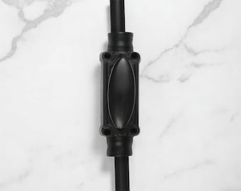 Stepney Iron Cremone Bolt | Matte Black Door Hardware