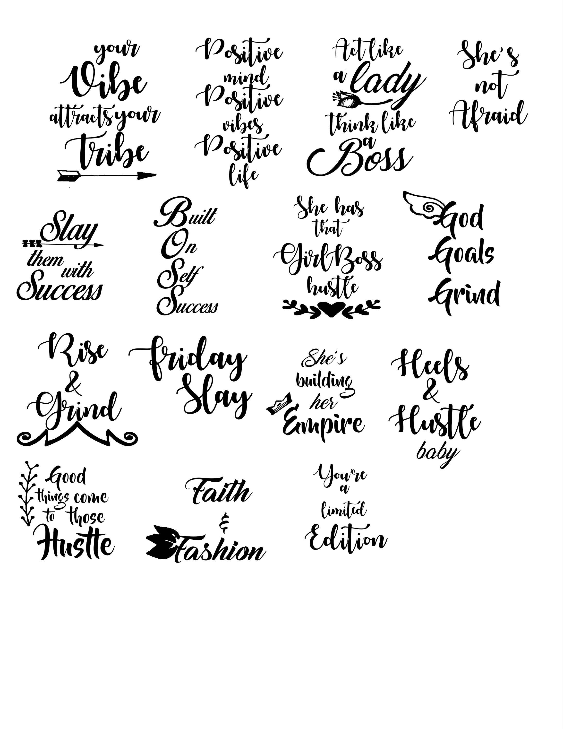 sassy planner stickers slay planner stickers sticker quotes etsy