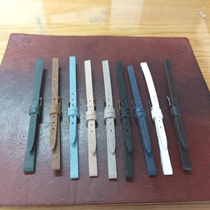 Genuine Leather Handmade Watch Strap Band 6mm, 8mm, 12mm,14mm