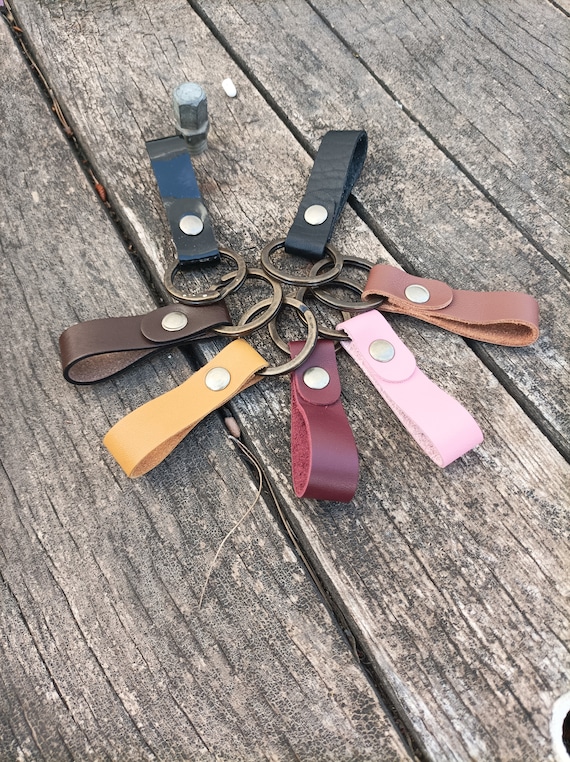 Portachiavi Ad Anello In Pelle Di Pitone Roccia Glitter - Foto 12