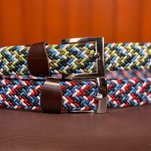 Geflochtener Elastischer Gürtel Für Damen & Herren – Unisex, Selbstdehnend, Mit Zinkschnalle